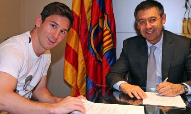Josep Maria Bartomeu despide a su bufete de abogados por asesorar a Leo Messi. | Archivo