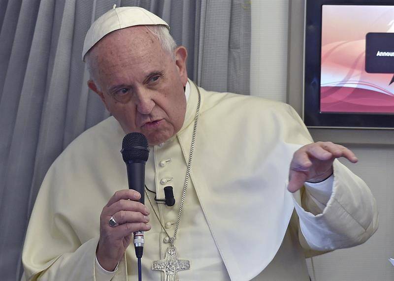 Durante su viaje a Filipinas, el Papa se refirió a la libertad de expresión y sus "límites".