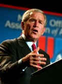 George W. Bush, presidente de EEUU.