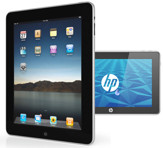 HP Slate e iPad