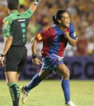 Ronaldinho fue la estrella del partido. EFE