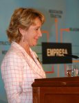 Esperanza Aguirre, presidenta de Madrid.