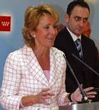 Esperanza Aguirre, presidenta de Madrid