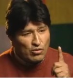 Evo Morales, en su reciente visita a Espaa.