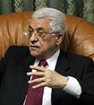 El presidente palestino, Ab Mazen.