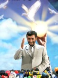 El presidente iran, Mahmud Ahmadineyad,