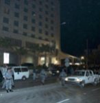 Uno de los hoteles atacados.