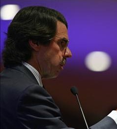 El ex presidente Aznar en imagen de archivo.