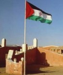 Bandera saharaui en Tinduf.