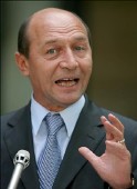 El presidente rumano Traian Basescu.