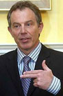 Tony Blair, primer ministro britnico.