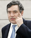 Gordon Brown, ministro de Finanzas de Blair.