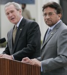 George Bush y Parvez Musharraf. EFE.