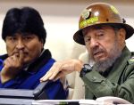 Evo Morales con Castro.
