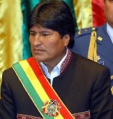 El presidente Evo Morales anunciando elecciones an
