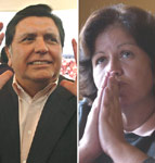Alan Garca y Lourdes Flores.