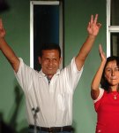 Ollanta Humala va primero en el recuento. EFE