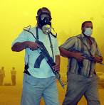 Fuerte tormenta de arena en Bagdad. (Al-Yazira)