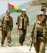 Miembros del PKK cerca de Turqua. (Archivo)