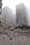 Zonas de Beirut bombardeadas en la guerra.