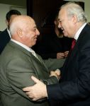 Dris Yettu y Miguel ngel Moratinos. Archivo