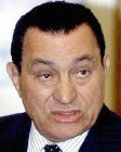 Hosni Mubarak, presidente egipcio.