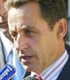 Nicolas Sarkozy. Ministro del Interior francs