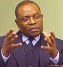 Severo Moto, presidente guineano en el exilio.