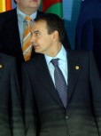 Zapatero en la Cumbre de Barcelona.