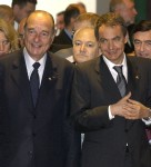 Zapatero y Chirac, en la ltima cumbre de la UE.