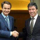 Zapatero y Rasmussen