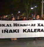 Imagen de una manifestacin de la ilegal Askatasun