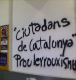 Uno de los boictos a Ciudadanos de Catalua.