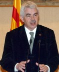 Pasqual Maragall, presidente de la Generalidad.