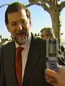 Mariano Rajoy en su visita a Santander.