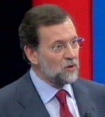 Mariano Rajoy en TVE. (LD)