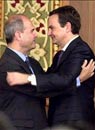 Chaves con Zapatero, recin llegado a La Moncloa