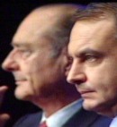 Zapatero y Chirac.