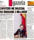 Portada del diario Gazeta Wyborcza.