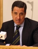 Eduardo Zaplana, portavoz del PP en el Congreso.