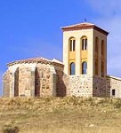 La ermita romnica de San Cristbal.