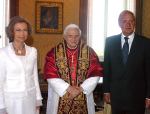 El Papa y los Reyes de Espaa.