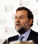 Mariano Rajoy, durante la charla. EFE.