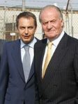 El rey Juan Carlos y Zapatero en Nueva York.