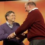 Bill Gates y su inseparable Steve Ballmer