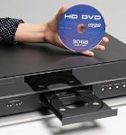La grabadora HD DVD de Toshiba.
