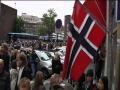 Multitudinaria manifestación en Oslo en apoyo a las víctimas 