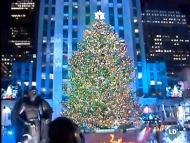 Nueva York ilumina el gran rbol de Navidad
