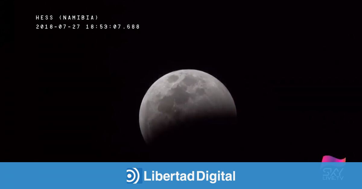 El eclipse de luna, en directo Libertad Digital