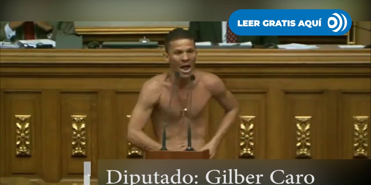 Un diputado opositor venezolano se quita la ropa - Libertad Digital